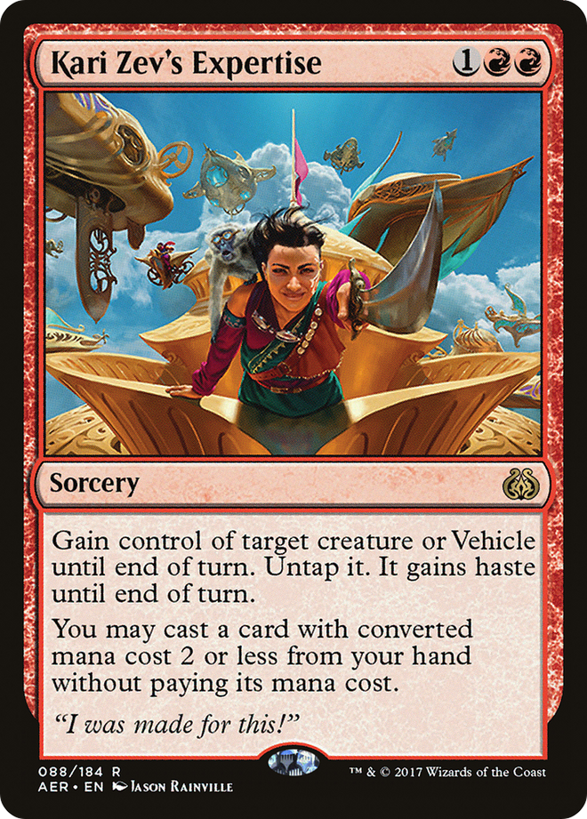 Kari Zev's Expertise [Aether Revolt]