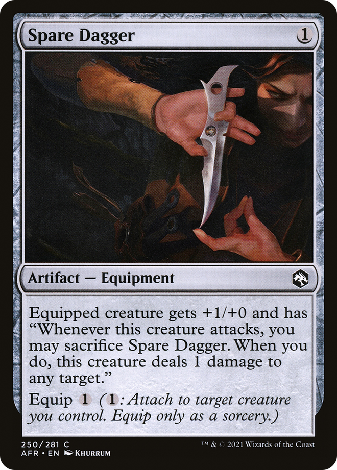 Spare Dagger [Dungeons & Dragons: Adventures in the Forgotten Realms]