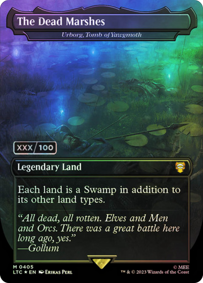 The Dead Marshes - Urborg, Tomb of Yawgmoth (Serialized) [The Lord of the Rings: Tales of Middle-Earth Commander]