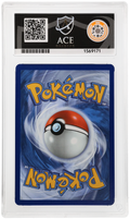 Back of Salamence ex 156/128 English ACE Mint 9 slab, certificate 1569171