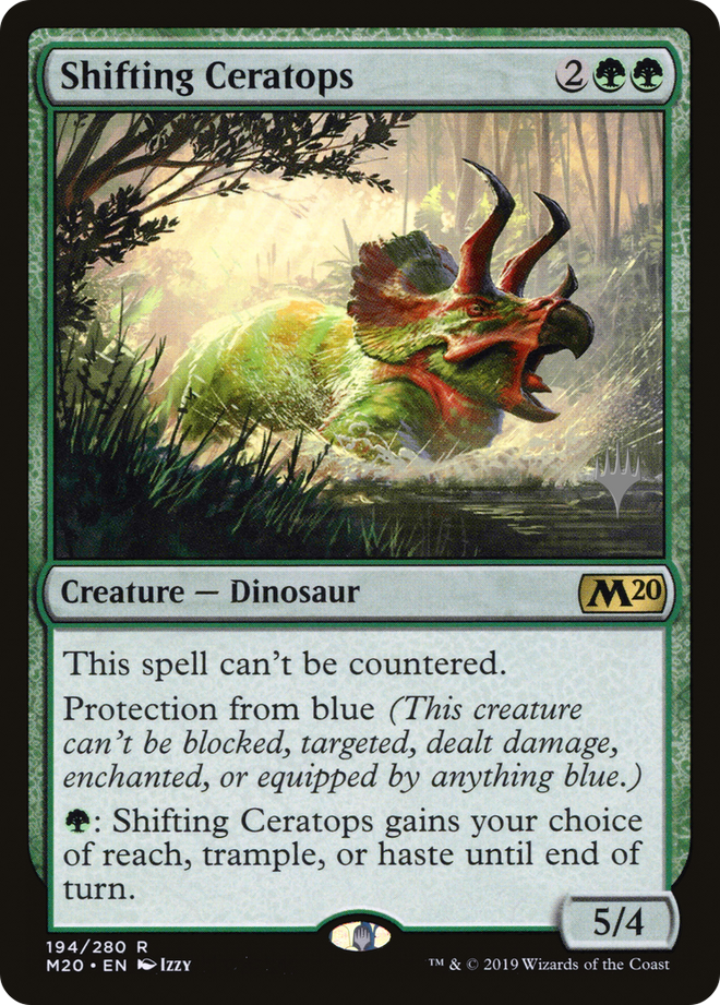 Shifting Ceratops (Promo Pack) [Core Set 2020 Promos]