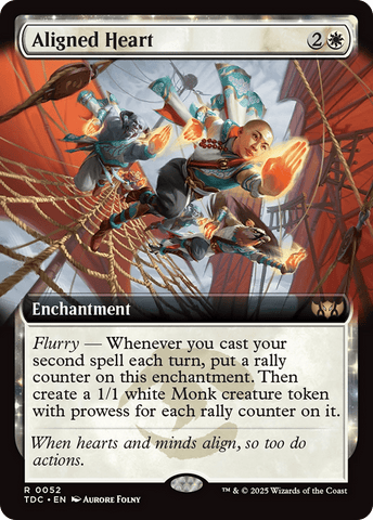 Aligned Heart (Extended Art) [Tarkir: Dragonstorm Commander] - Anime Alley