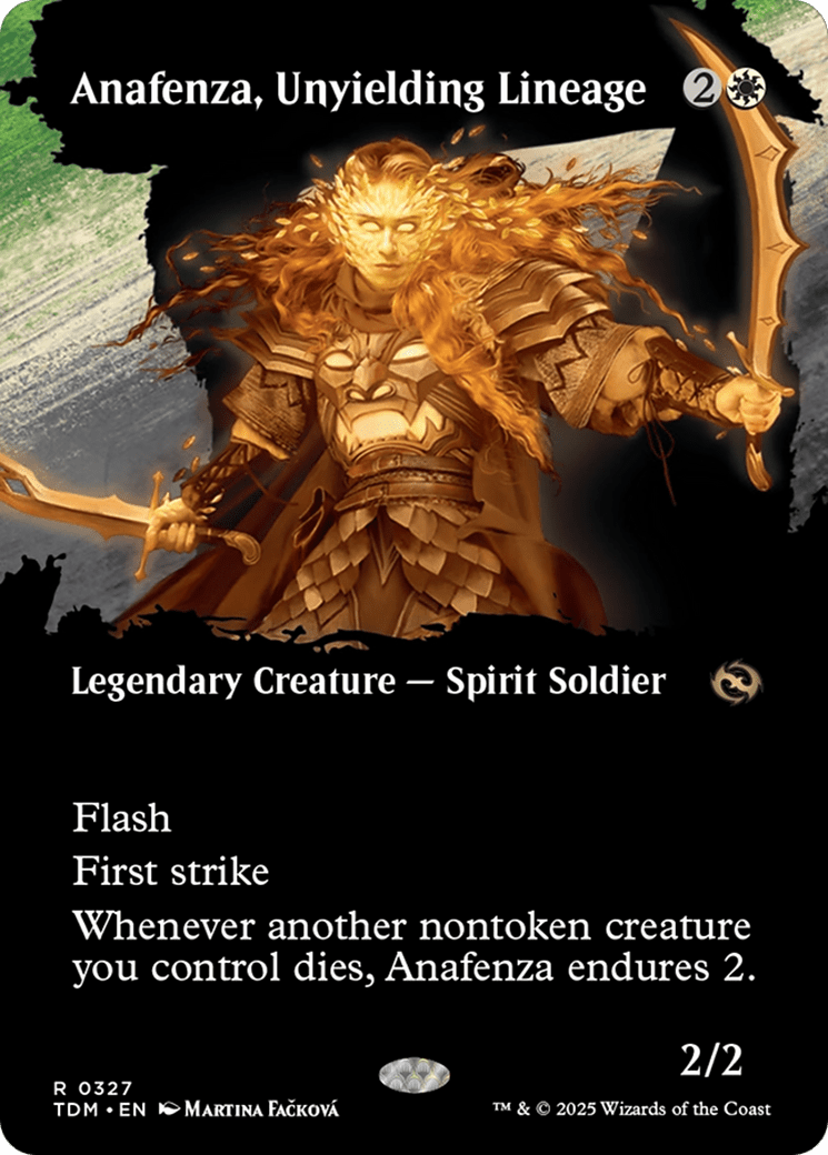 Anafenza, Unyielding Lineage (Borderless) [Tarkir: Dragonstorm] - Anime Alley