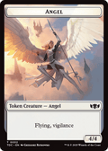 Angel // Spirit Double - Sided Token [Tarkir: Dragonstorm Commander Tokens] - Anime Alley