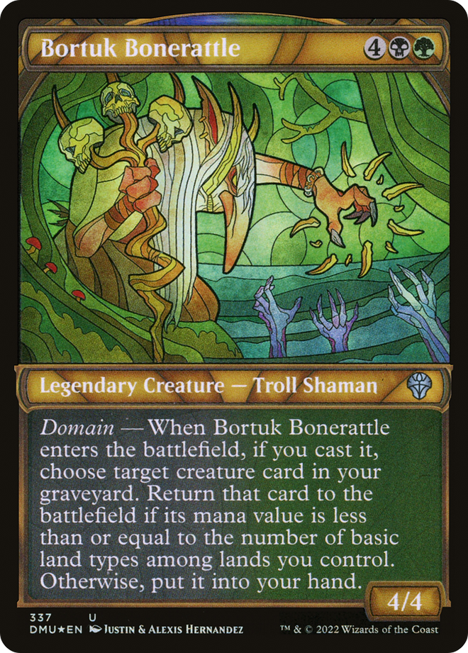 Bortuk Bonerattle (Showcase Textured) [Dominaria United]