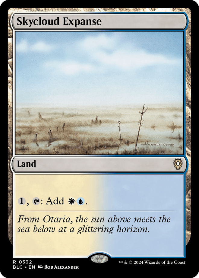 Skycloud Expanse [Bloomburrow Commander]