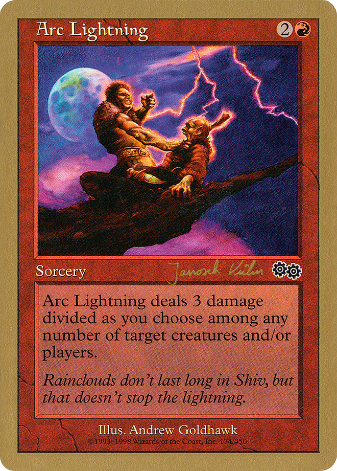 Arc Lightning (Janosch Kuhn) [World Championship Decks 2000]