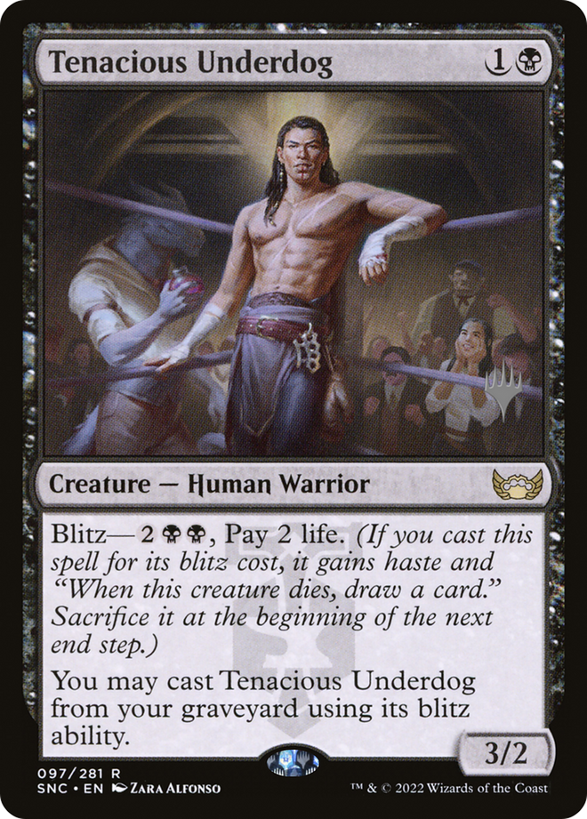 Tenacious Underdog (Promo Pack) [Streets of New Capenna Promos]