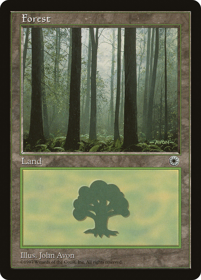 Forest (Three Dark Trees at Front with Lush Ground) [Portal]