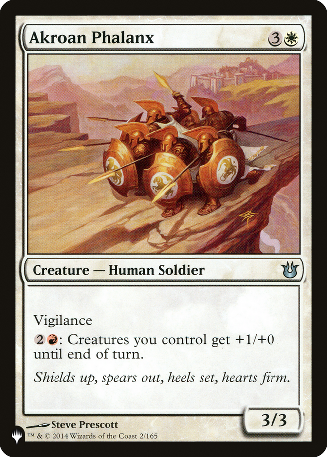 Akroan Phalanx (LIST-BNG-2) - The List
