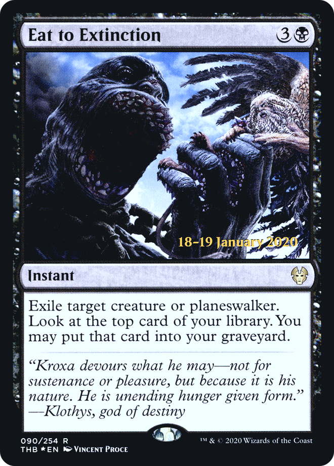 Eat to Extinction [Theros Beyond Death Prerelease Promos]