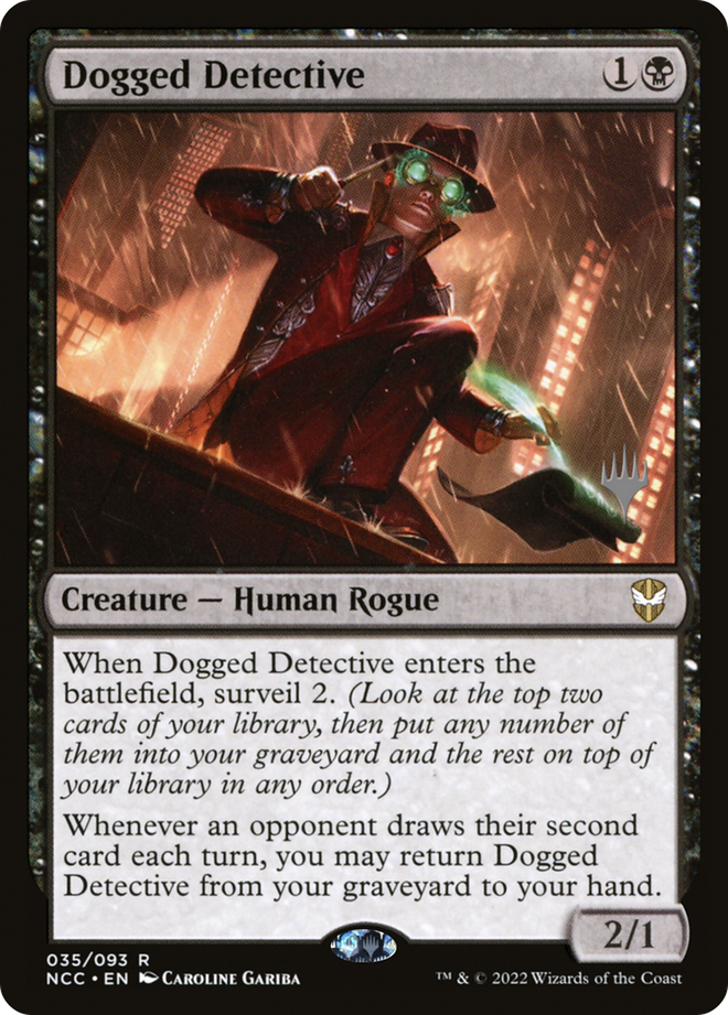 Dogged Detective (Promo Pack) [Streets of New Capenna Commander Promos]