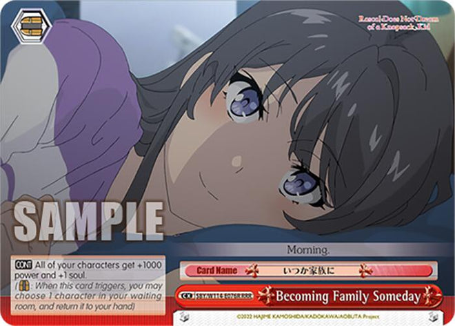 Becoming Family Someday (SBY/W114 - E076R RRR) [Rascal Does Not Dream Series] - Anime Alley