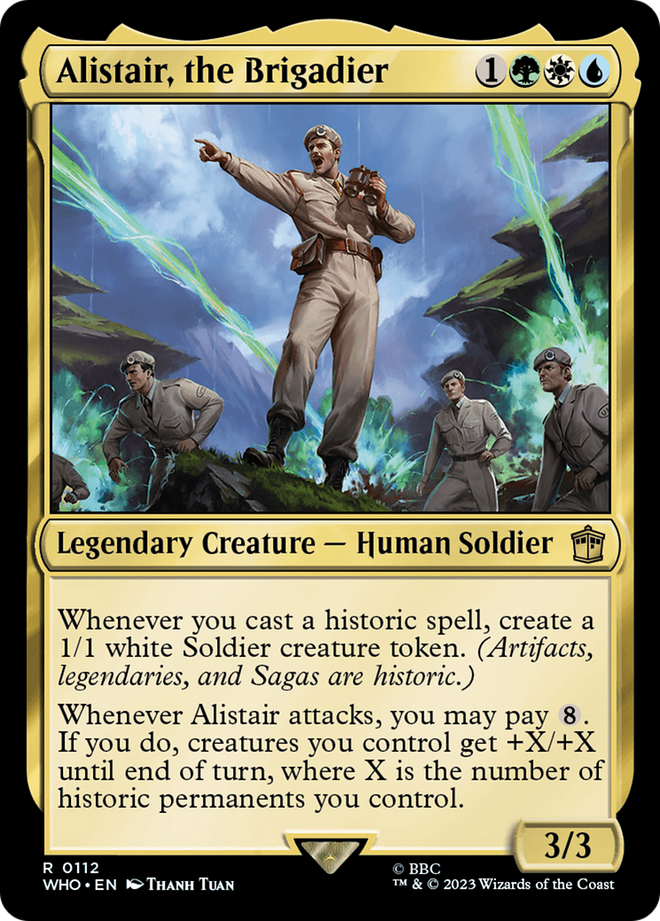 Alistair, the Brigadier (WHO-112) - Doctor Who