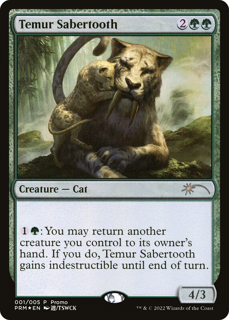 Temur Sabertooth (Chinese) [Year of the Tiger 2022]