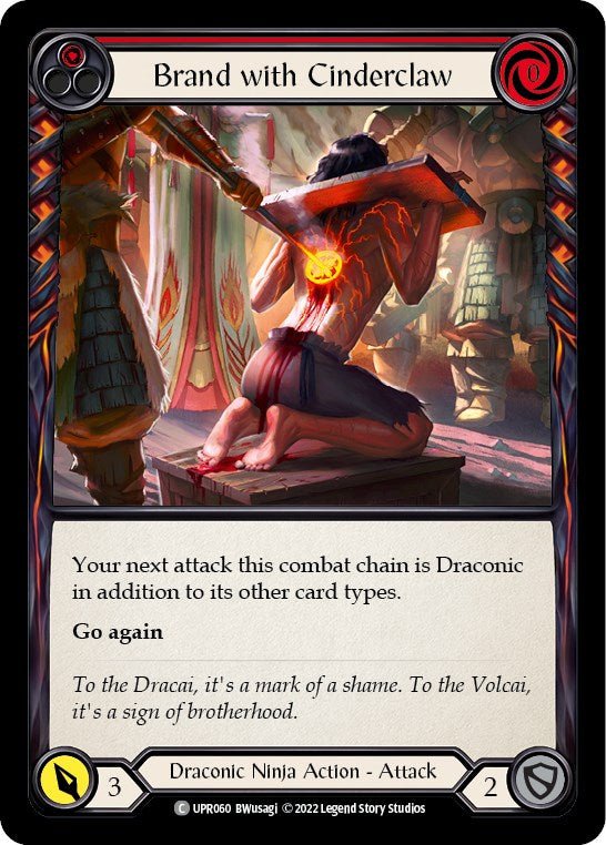 Brand with Cinderclaw (Red) [UPR - 060] - Anime Alley