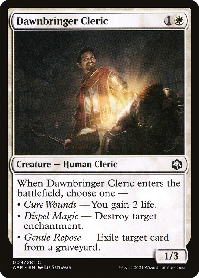 Dawnbringer Cleric [Dungeons & Dragons: Adventures in the Forgotten Realms]