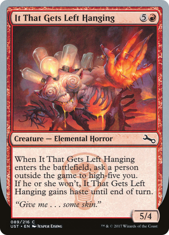 It That Gets Left Hanging [Unstable]