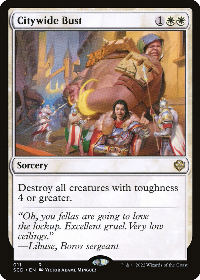 Citywide Bust [Starter Commander Decks]