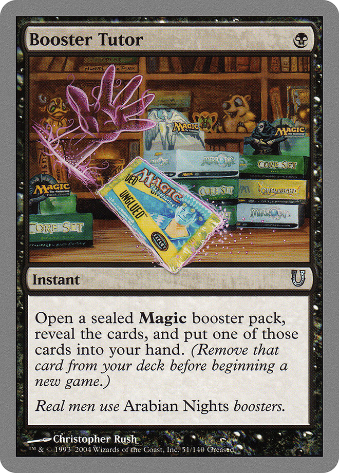 Booster Tutor [Unhinged]