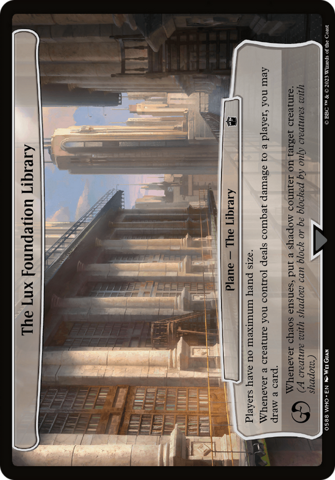 The Lux Foundation Library [Doctor Who]