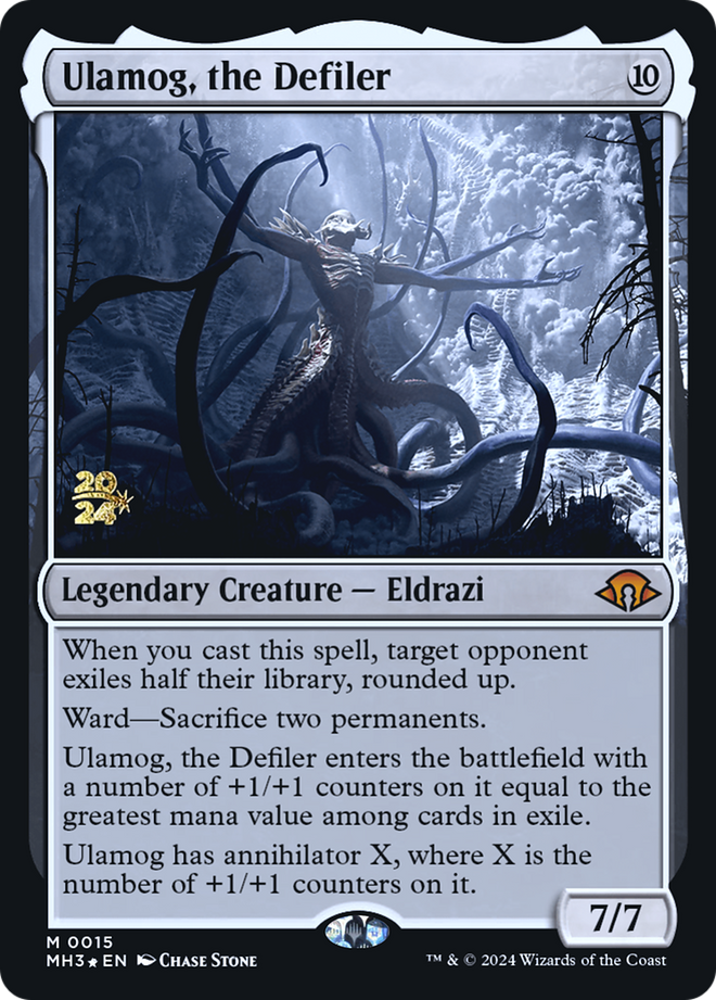 Ulamog, the Defiler [Modern Horizons 3 Prerelease Promos]