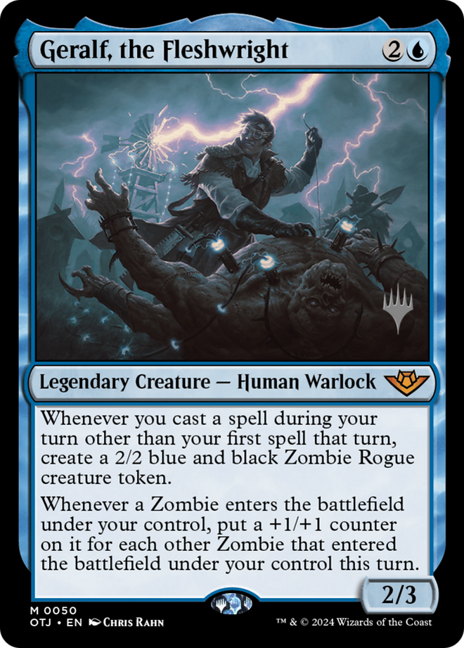 Geralf, the Fleshwright (Promo Pack) [Outlaws of Thunder Junction Promos]
