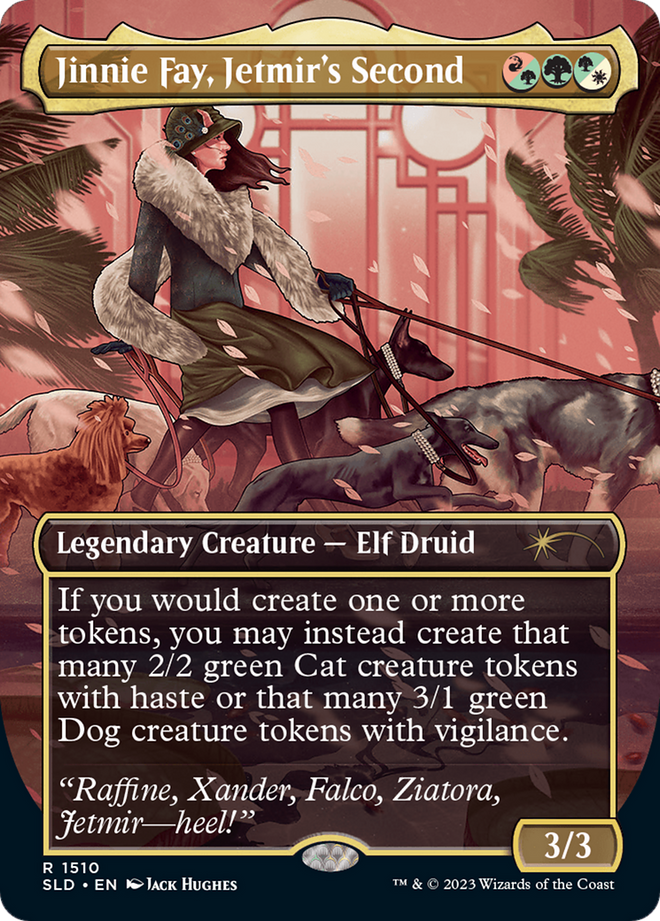 Jinnie Fay, Jetmir's Second (Display Commander) // Jinnie Fay, Jetmir's Second [Secret Lair Commander Deck: Raining Cats and Dogs]