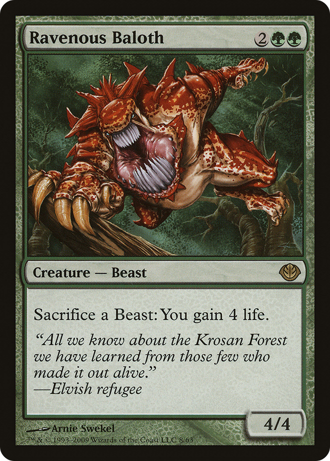 Ravenous Baloth [Duel Decks: Garruk vs. Liliana]