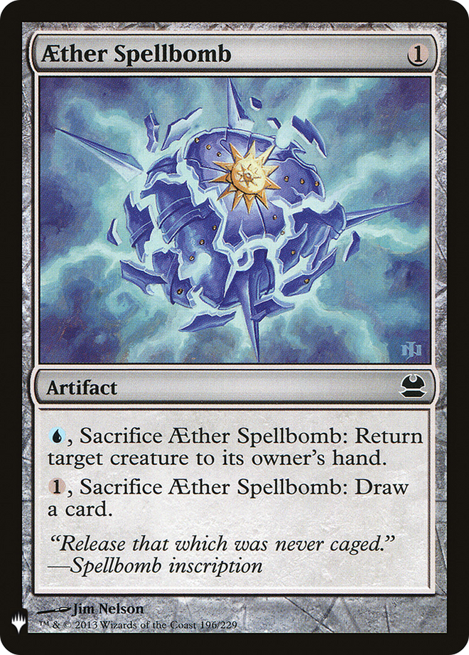 Aether Spellbomb (LIST-MMA-196) - The List