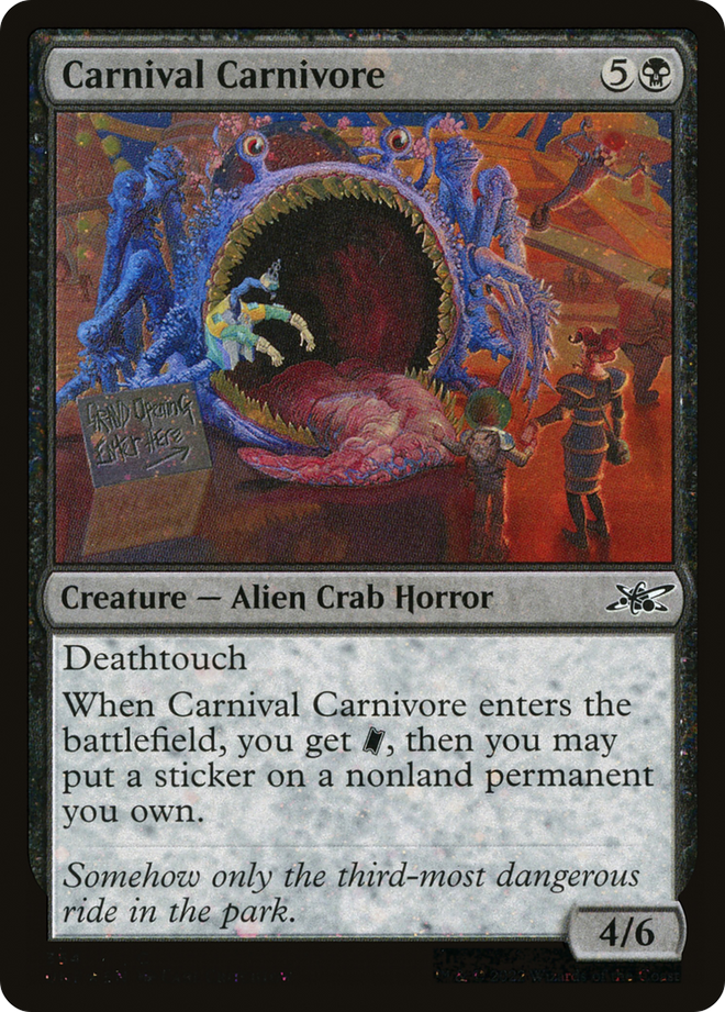 Carnival Carnivore (Galaxy Foil) [Unfinity]
