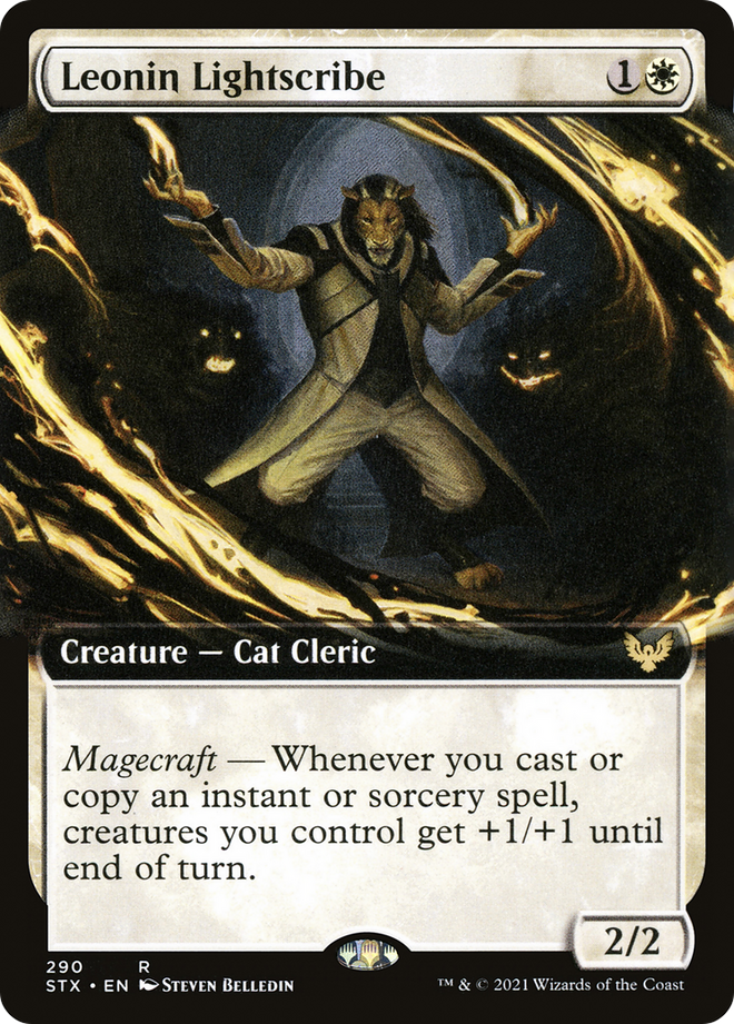 Leonin Lightscribe (Extended Art) [Strixhaven: School of Mages]