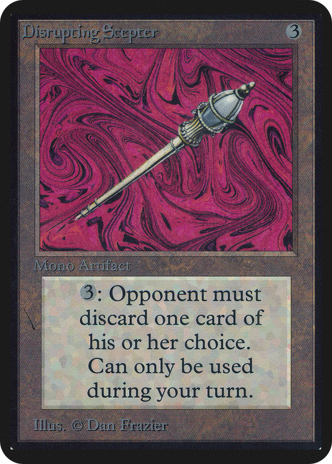 Disrupting Scepter [Alpha Edition]