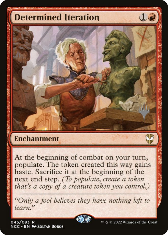 Determined Iteration (Promo Pack) [Streets of New Capenna Commander Promos]
