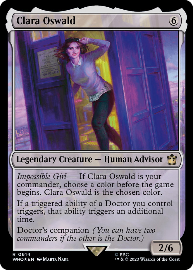 Clara Oswald (Surge Foil) [Doctor Who]