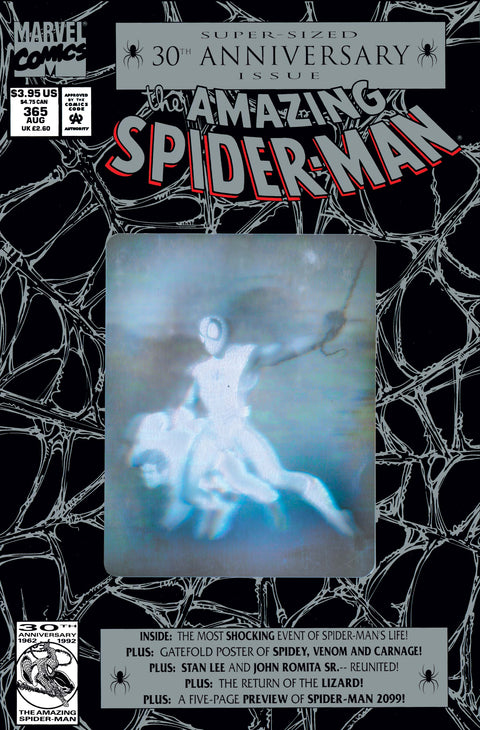 Amazing Spider-Man #365 (1992) 30th Anniversary; 1st Spider-Man 2099!