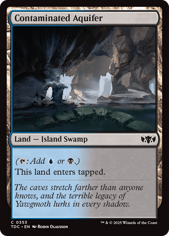 Contaminated Aquifer [Tarkir: Dragonstorm Commander] - Anime Alley