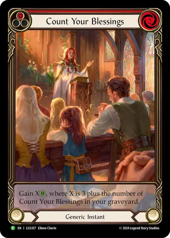 Count Your Blessings (Red) - LGS357 [PR - LGS357] - Anime Alley