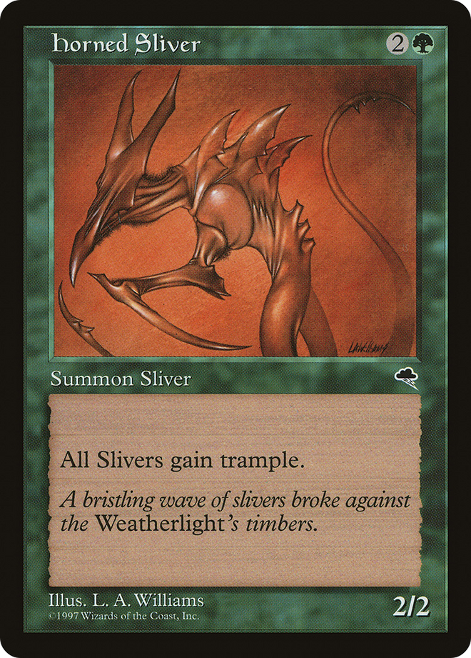 Horned Sliver [Tempest]