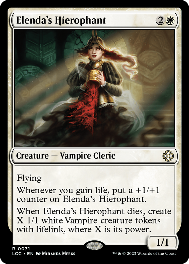 Elenda's Hierophant [The Lost Caverns of Ixalan Commander]