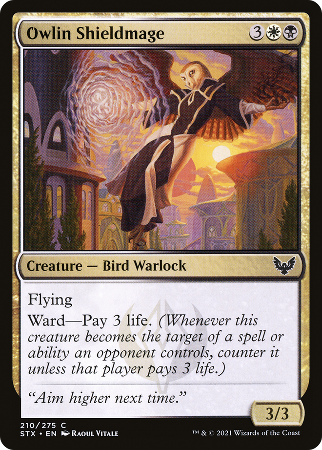 Owlin Shieldmage [Strixhaven: School of Mages]