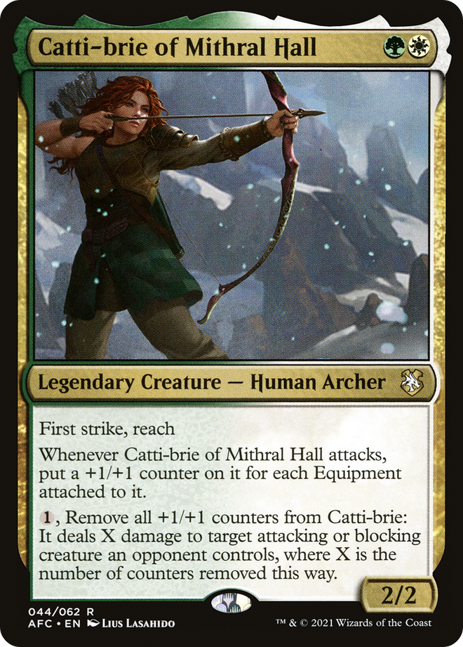 Catti-brie of Mithral Hall [Dungeons & Dragons: Adventures in the Forgotten Realms Commander]