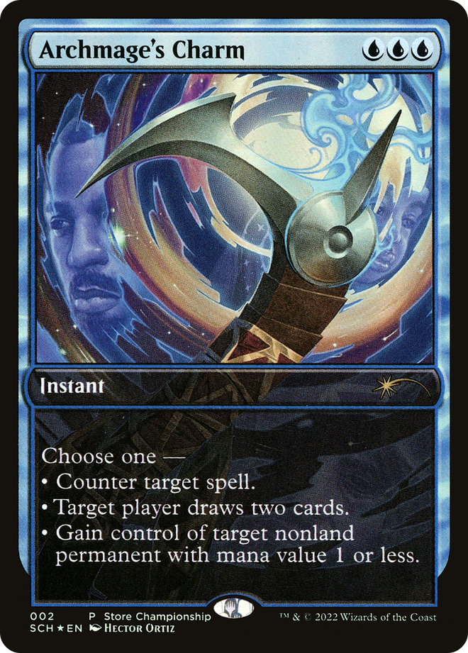 Archmage's Charm (Extended Art) [Store Championships 2022]