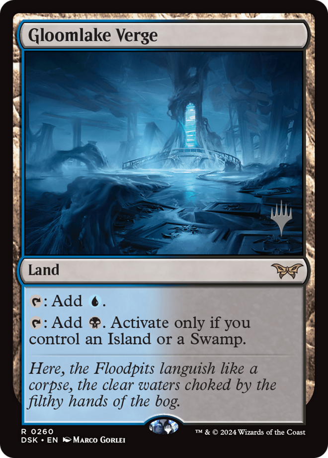 Gloomlake Verge (Promo Pack) [Duskmourn: House of Horror Promos]