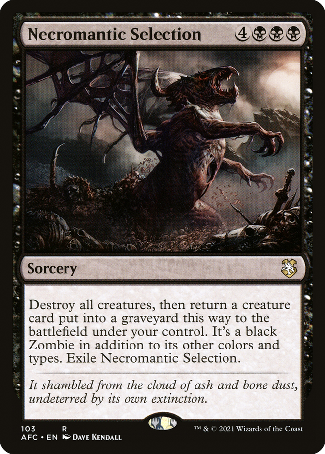 Necromantic Selection [Dungeons & Dragons: Adventures in the Forgotten Realms Commander]