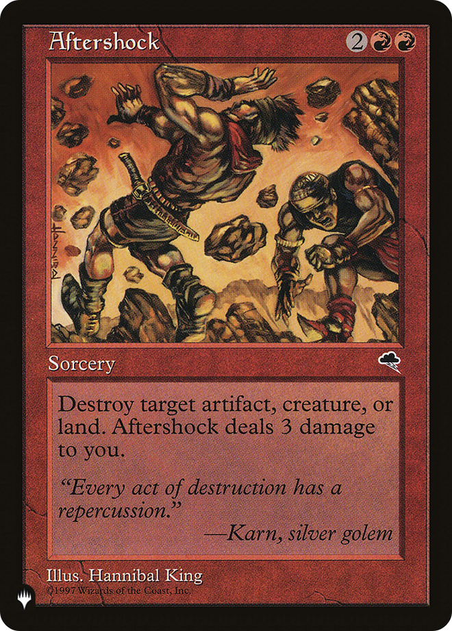 Aftershock (LIST-TMP-160) - The List