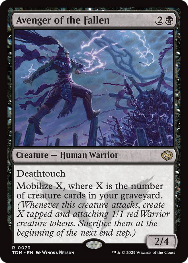 Avenger of the Fallen [Tarkir: Dragonstorm]