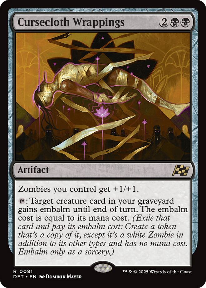 Cursecloth Wrappings (DFT-081) - Aetherdrift Foil