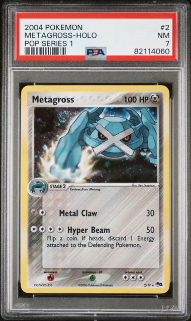 POKEMON POP SERIES 1 - 2 - METAGROSS-HOLO - POP SERIES 1 NM 7