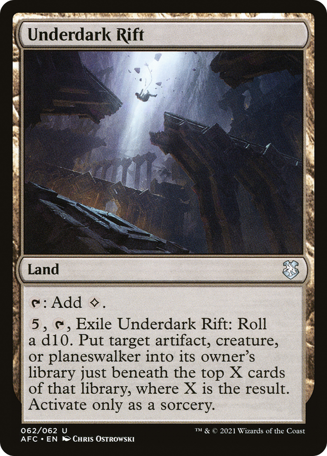 Underdark Rift [Dungeons & Dragons: Adventures in the Forgotten Realms Commander]